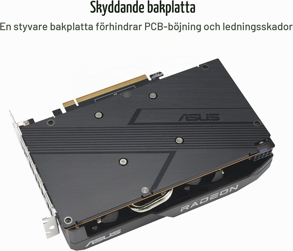 ASUS Dual Radeon RX 7600 EVO OC Edition 8 GB GDDR6 spelgrafikkort