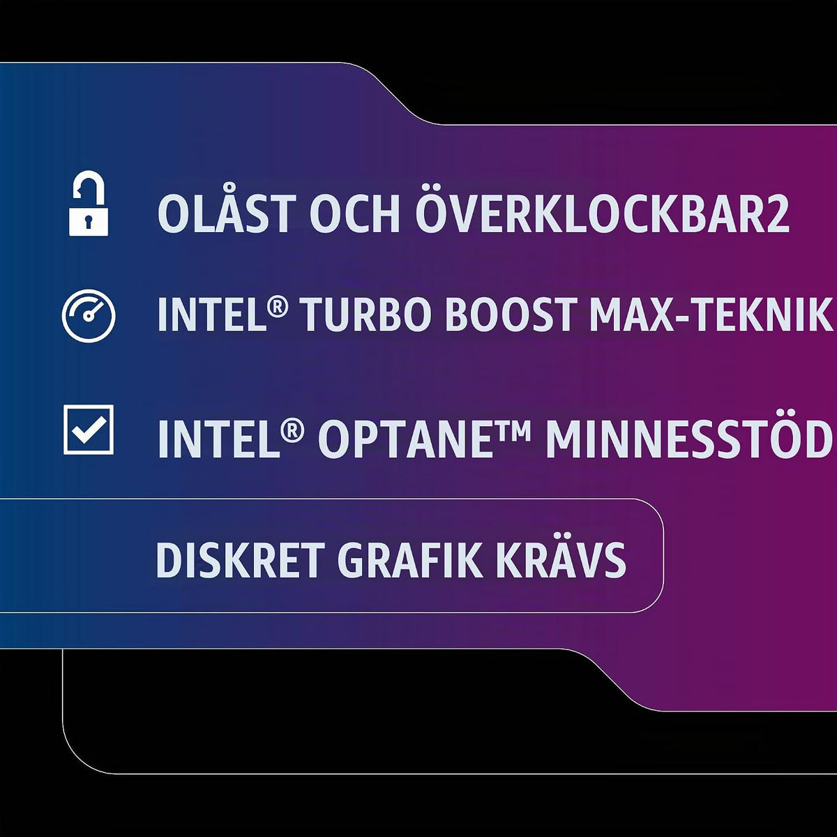 Intel Core i7-8700K processor (12 MB cache, upp till 6 kärnor, 3,70 GHz)