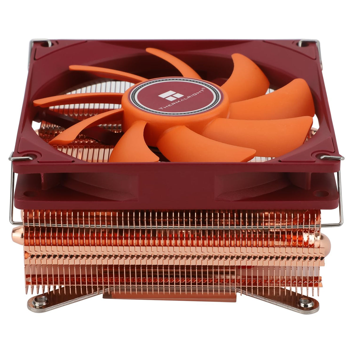 Thermalright TR AXP90-X47 CPU-luftkylare med låg profil, svart CPU-kylare med 90 mm PWM rak fläkt, 4 värmerör, höjd 47 mm, för AMD AM4 AM5/Intel LGA 1700/115X/1851