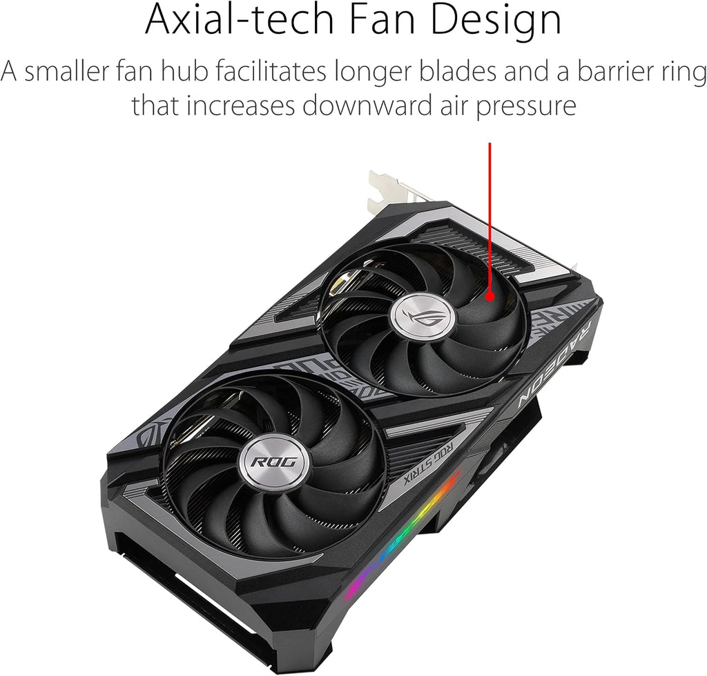 ASUS Dual Radeon RX 7600 EVO OC Edition 8 GB GDDR6 spelgrafikkort