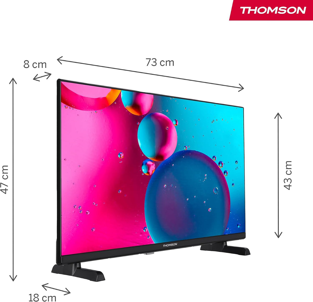 Thomson TV 50 tum (126 cm) 4K UHD Smart Fire TV, Alexa Röststyrning, Trippel tuner (DVB-T/T2/C/S/S2), Dolby Vision, Dolby Atmos, HDR10, HDMI 2.1, WiFi, Bluetooth - 50UF4S35