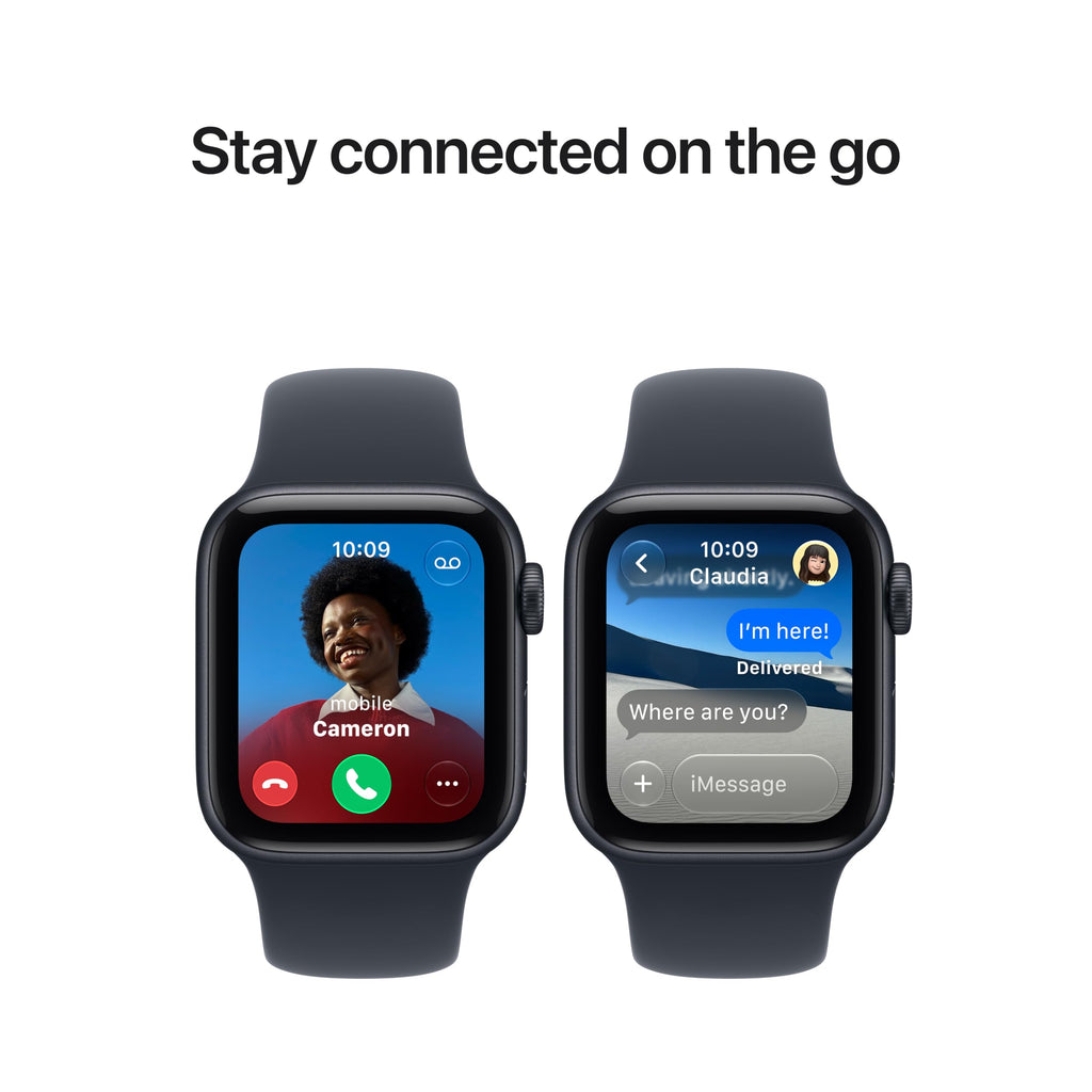 Apple Watch SE 3 [GPS 40mm] Smartwatch with Starlight Aluminum Case with Starlight Sport Band - S/M. Fitness and Sleep Trackers, Heart Rate Monitor, Always-On Display, Water Resistant