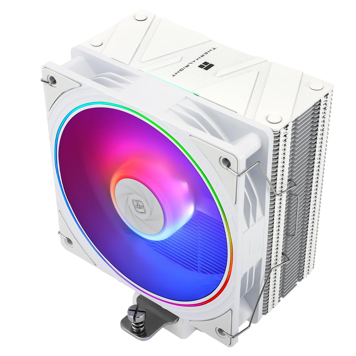 Thermalright Assassin Spirit 120 EVO ARGB AGHP PWN 4:e generationens CPU-kylare tyst CPU-kylare kompatibel med AM4/AM5/Intel Iga 1700/1851/1150/1151/1200, svart