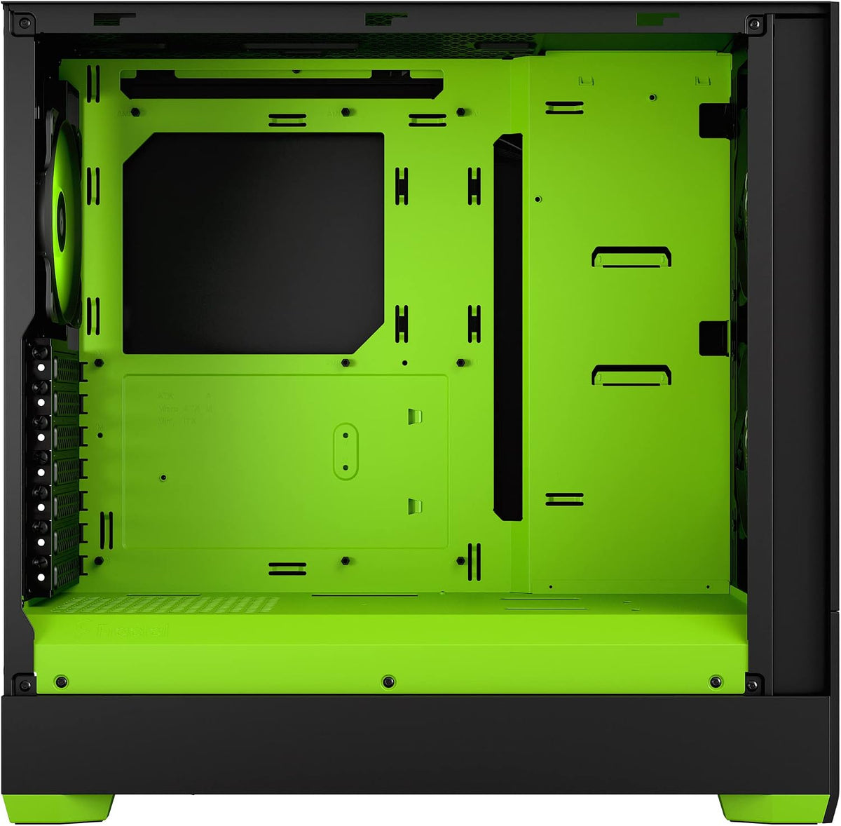 Fractal Design Pop Mini Silent FD-C-POS1M-01 Datorchassi, Svart, 432 x 215 x 393 mm