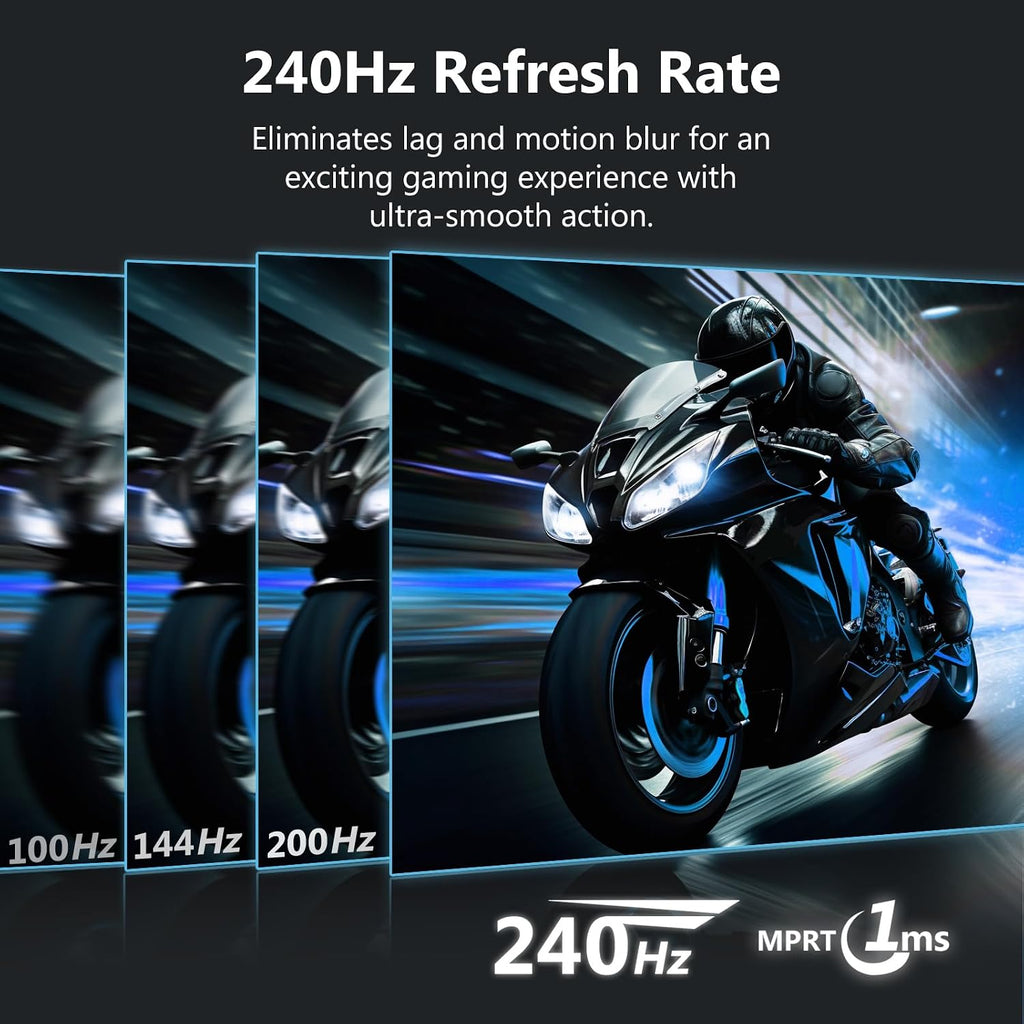Z-Edge AGEX Böjlig Spel Datorskärm 34 Tum 240Hz, 3440x1440, Höjjusterbar 115mm, UWQHD Ultrawide 21:9, 1500R VA, 1ms, FreeSync, 4000:1, PIP PBP, 2×DP1.4, 2×HDMI2.1, VESA (DP-kabel ingår)