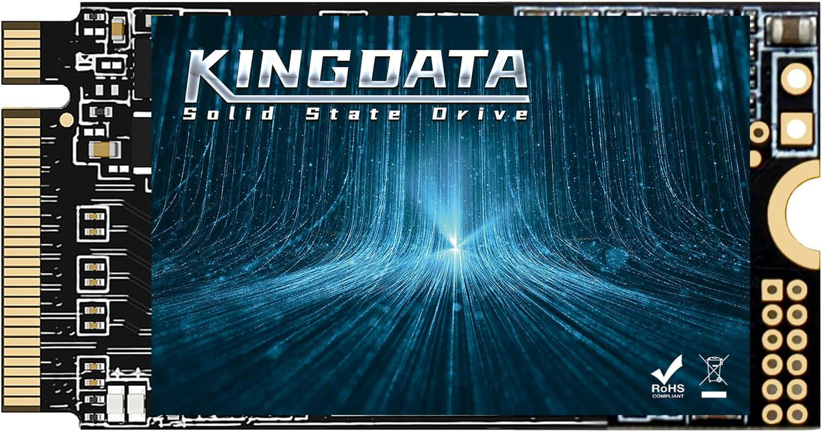 SSD M.2 2280 128GB KINGDATA Ngff SATA III 6Gb/s Högpresterande intern hårddisk för stationär bärbar dator (128GB, M.2 2280)