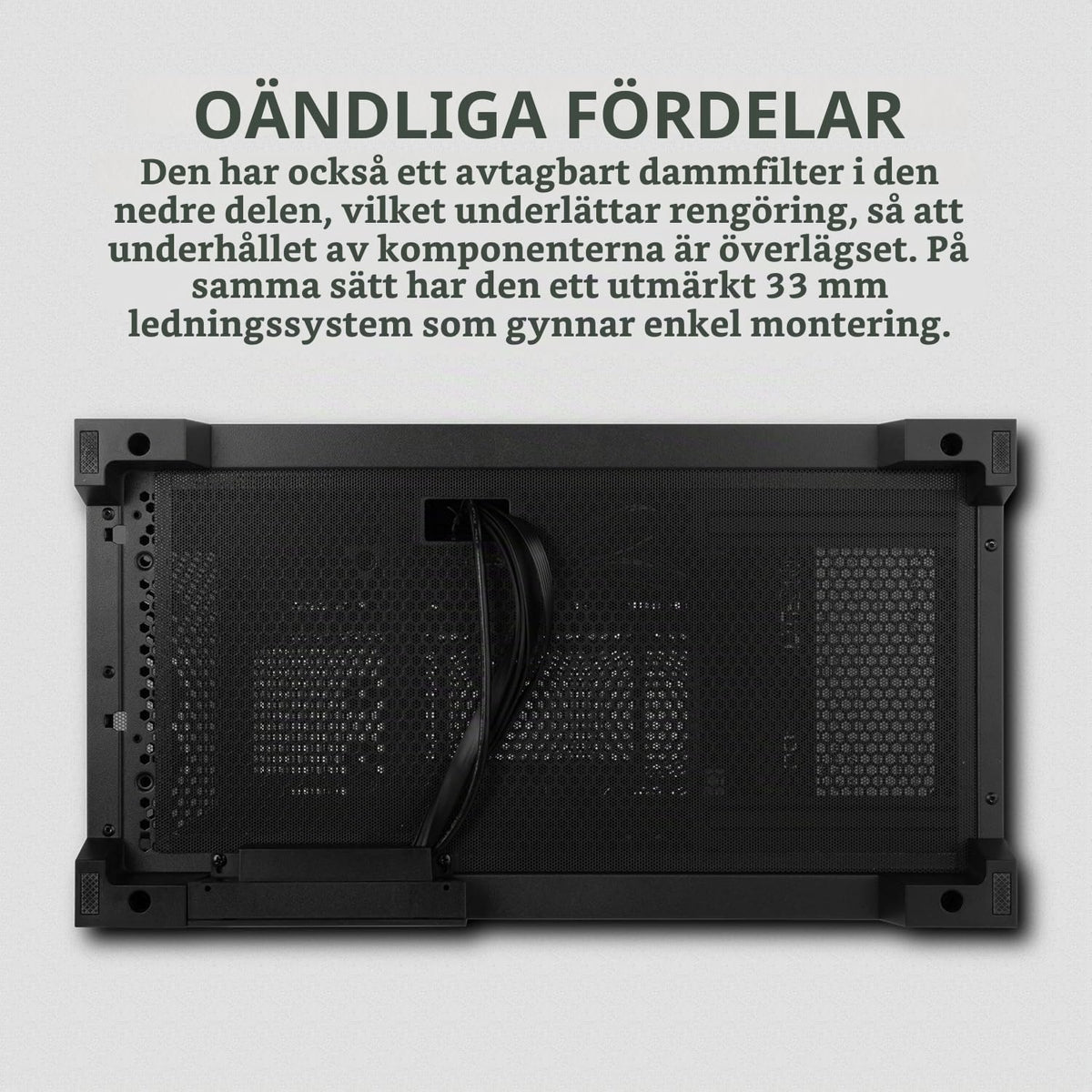 NOX XTREME PRODUCTS Hummer Galaxy - Datorchassi, Ramlöst Härdat Glas, 4x 120mm PWM Fläktar, Plats för 10 Fläktar, USB-C och USB 3.0, ARGB Hub Controller, ATX/M-ATX/ITX, Svart