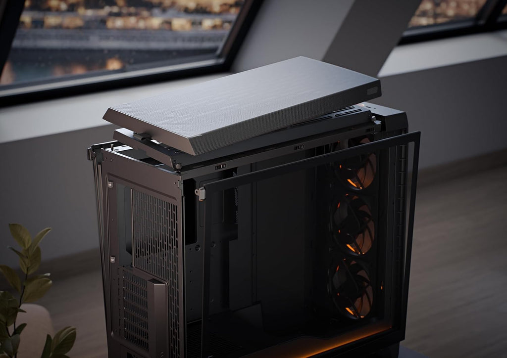 Fractal Design Meshify 3 XL Vit Tempered Glass Klar Toning - Gamingdatorchassi – Meshfront – Tre Momentum 14-fläktar ingår – GPU-stöd upp till 512 mm längd – E-ATX/ATX/mATX-stöd