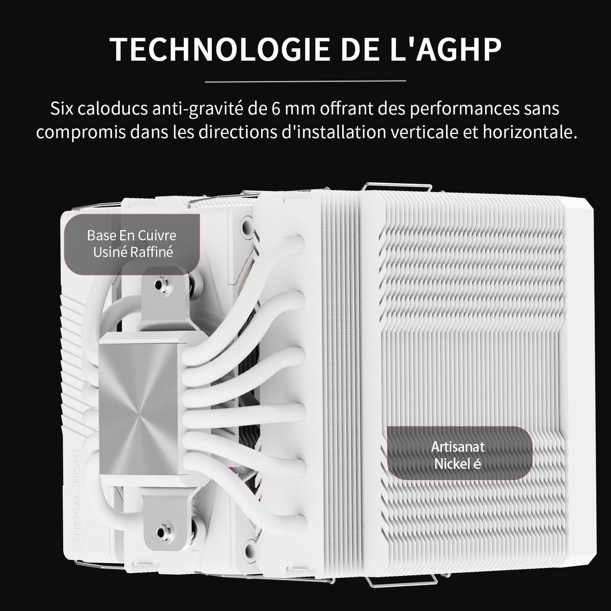 Thermalright Peerless Assassin 120 VISION MAX ARGB Black CPU-kylare, PC-kylare med 6 värmerör, 5-tums magnetisk display, 480 x 854 upplösning, för AM4/AM5 Intel LGA1700/1851
