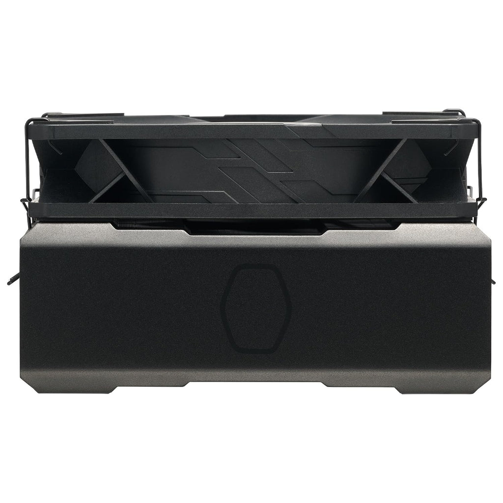 Cooler Master Hyper 212 Black CPU-Luftkylare - Aluminiumfinish, 4 Kontinuerliga Direktkontaktvärmerör, SickleFlow 120 Edge Fläkt, LGA1700 & AM5 Fäste - Svart