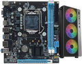 H81 Gaming Moderkort, LGA 1150 Micro ATX PC Moderkort, Dual Channel DDR3 M.2 NVMe NGFF PCIe Slot Stöd för Core I3 I5 I7 för E3 V3 för Celeron G-serien