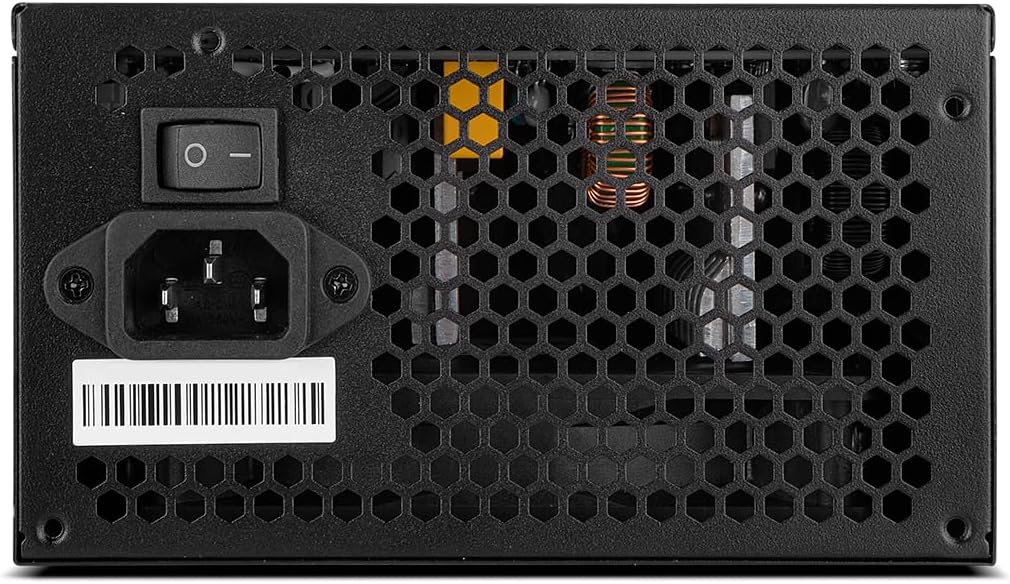 NOX URANO PRO 550W Bronze - Nätaggregat 550W, 80 PLUS Bronze-certifierad, ATX MB, SATA, EPS, PCIE, 12V, Molex, 120mm PWN-fläkt, automatisk spänning (100-240V), svart.