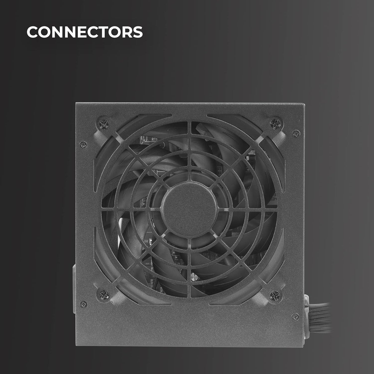 Tacens Anima APIII750, ATX-nätaggregat för PC 750W, SMD-teknik, 85% 12V-effektivitet, 12 cm ultratyst fläkt, Japanska TK-kondensatorer 105 °C, Kolfiberkablar, Svart