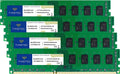 Timetec 32 GB kit (4 x 8 GB) DDR3 1 333 MHz PC3-10600 icke-ECC obuffrad 1,5 V CL9 2Rx8 Dual Rank 240 Pin UDIMM PC-stationär datorminne RAM-modul-uppgradering