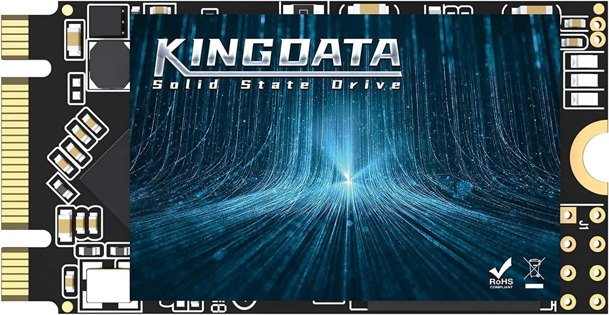 SSD M.2 2280 128GB KINGDATA Ngff SATA III 6Gb/s Högpresterande intern hårddisk för stationär bärbar dator (128GB, M.2 2280)