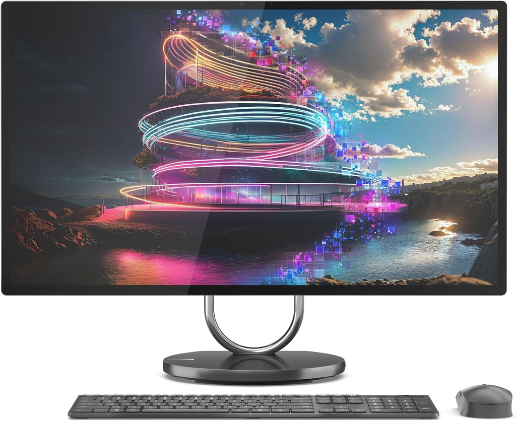 Lenovo Yoga All in One | 31,5-tums UHD-skärm | Intel Core Ultra 7 258 V | 32 GB RAM | 1 TB SSD | NVIDIA GeForce RTX 4050 | Windows 11 Pro | QWERTZ | grå | inkl. tangentbord och mus | 2 års premiumvård