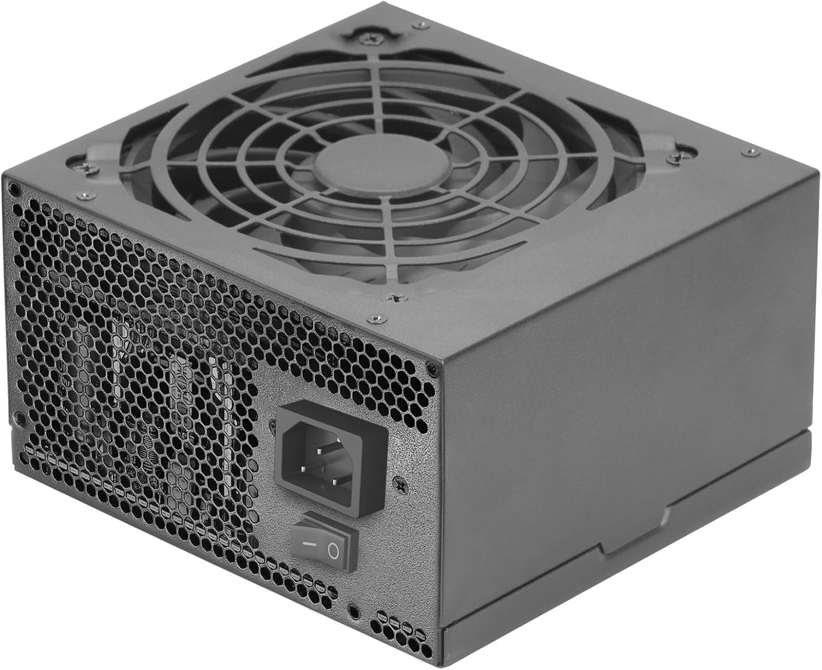 Tacens Anima APIII600, ATX-nätaggregat för PC 600W, SMD-teknik, 85% 12V-effektivitet, 12 cm ultratyst fläkt, Japanska TK-kondensatorer 105 °C, Kolfiberkablar, Svart