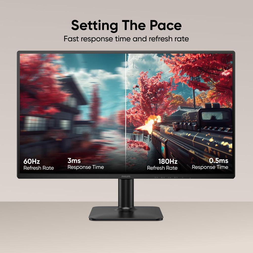Philips 24 Inch Computer Monitor FHD 100Hz VA VESA Flicker-Free, 241V8LB