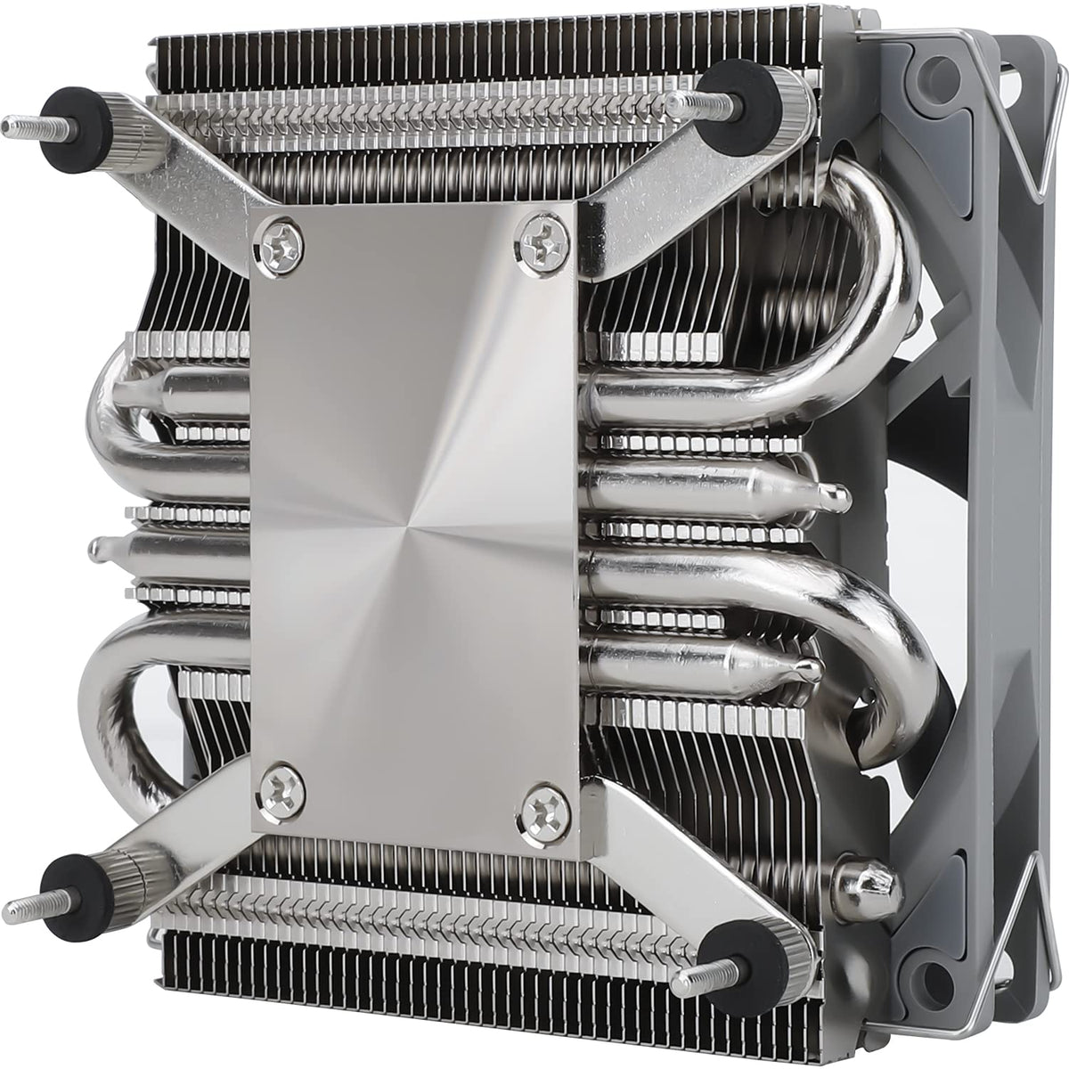 Thermalright TR AXP90-X47 CPU-luftkylare med låg profil, svart CPU-kylare med 90 mm PWM rak fläkt, 4 värmerör, höjd 47 mm, för AMD AM4 AM5/Intel LGA 1700/115X/1851
