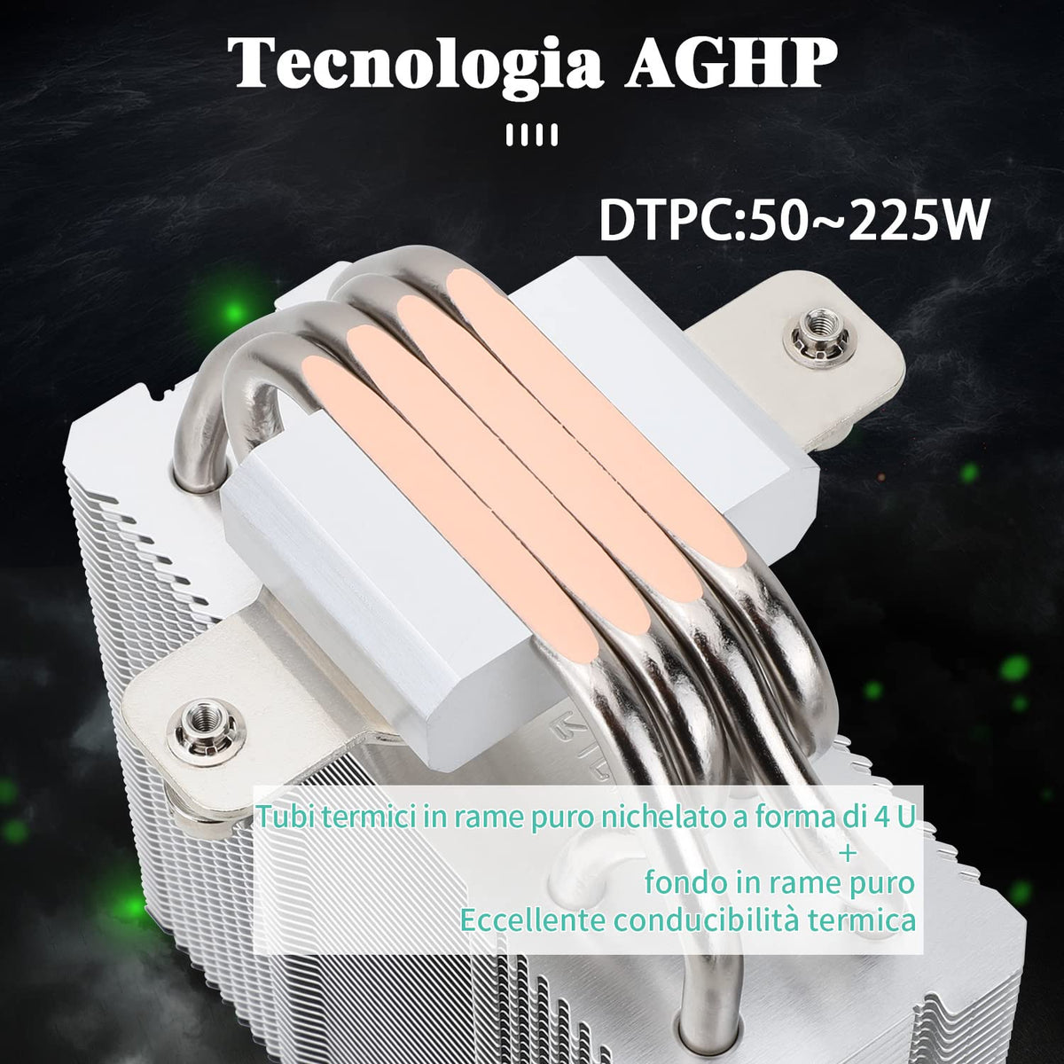 Thermalright Assassin X 120 SE CPU-luftkylare, AX120 SE, 4 Heatpipes, TL-C12C PWM tyst fläkt CPU-kylare med S-FDB-lager, för AMD AM4/AM5 Intel 1700/1150/1151/1200