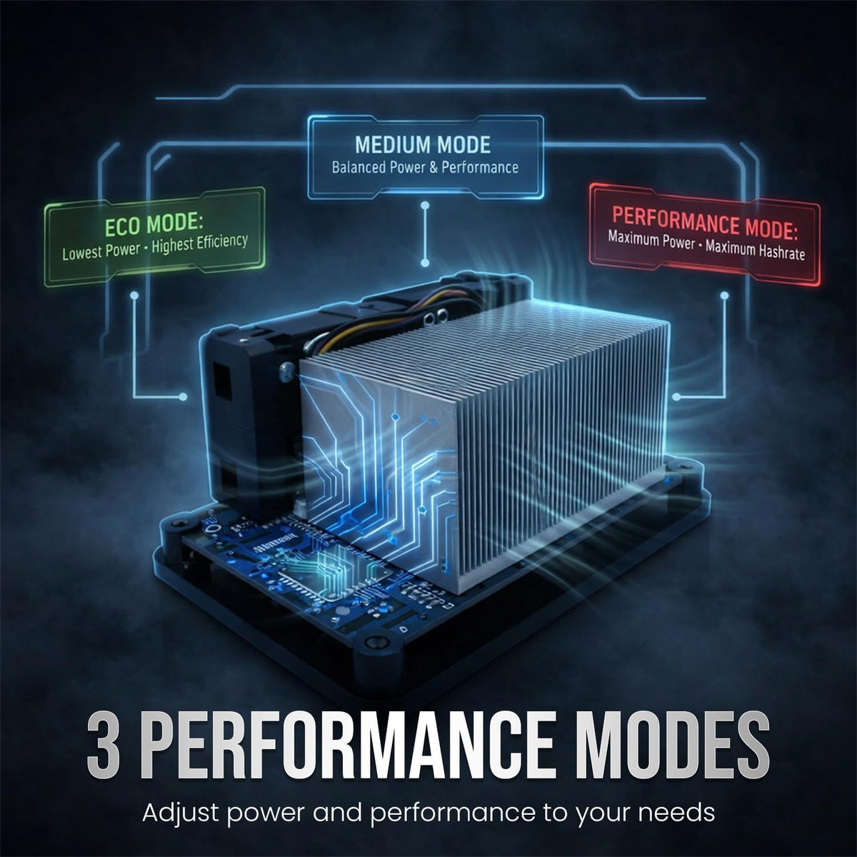 Bitforge Nano Bitcoin Miner, dubbel ASIC BM1370, hashrate 2,5 TH/s