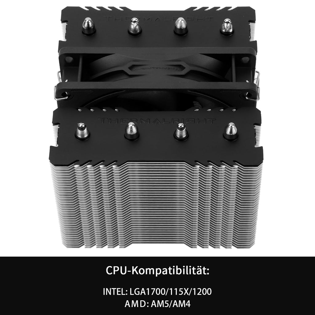 Thermalright Peerless Assassin 90 SE CPU-luftkylare med 4 värmerör Dual Towers Single PWM 110 mm hög CPU-fläkt för AMD AM4/AM5; Intel LGA 1851/1700/1150/1151/1200