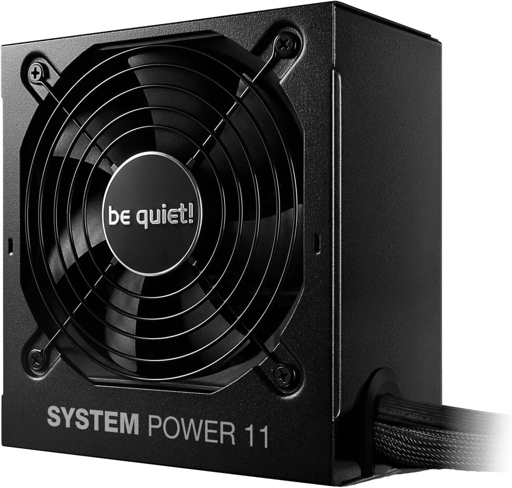 be quiet! System Power 11 450W nätaggregat, ATX 3.1-nätaggregat, fullt stöd för PCIe 5.1-GPU:er, 120 mm be quiet!-fläkt, kraftfull 12 V-linje, DC/DC-omvandlare, 80 Plus® Bronze-effektivitet