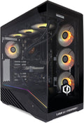 CYBERPOWERPC Luxe Gaming PC - AMD Ryzen 7 9800X3D, Nvidia RTX 5070 12GB, 32GB RAM, 1TB NVMe SSD, 650W 80+ PSU, Wi-Fi, Refrigeración a Liquido CPU, Windows 11, V100R RGB