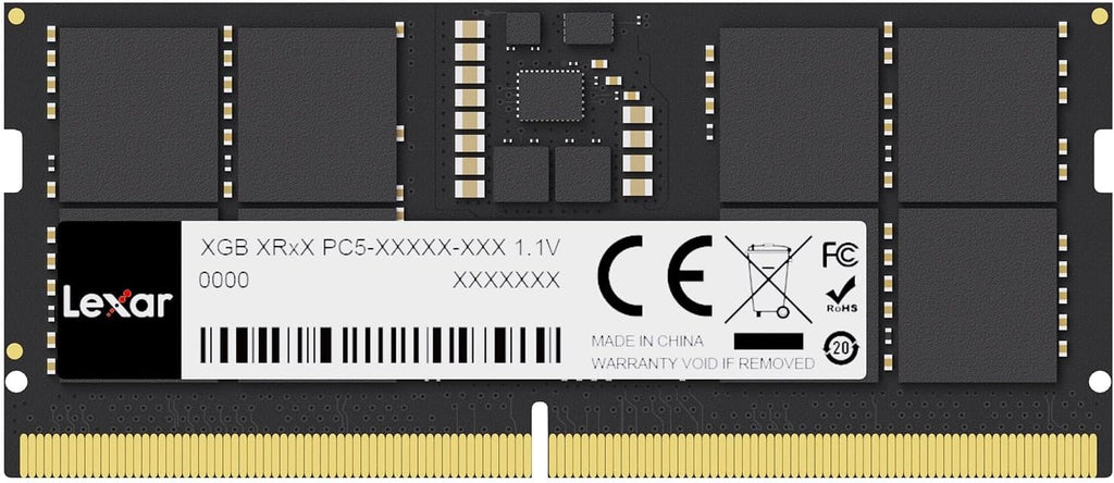 Lexar THOR DDR4 RAM 16GB kit 2x8GB 3 200 MHz, DRAM 288-Pin UDIMM Desktop Memory, XMP 2.0 Högpresterande Datorminne, CL16-18-18-38, 1.35V LD4BU008G-R3200GDXG, THOR 3200 MHz, 16GB Kit (2x8GB)