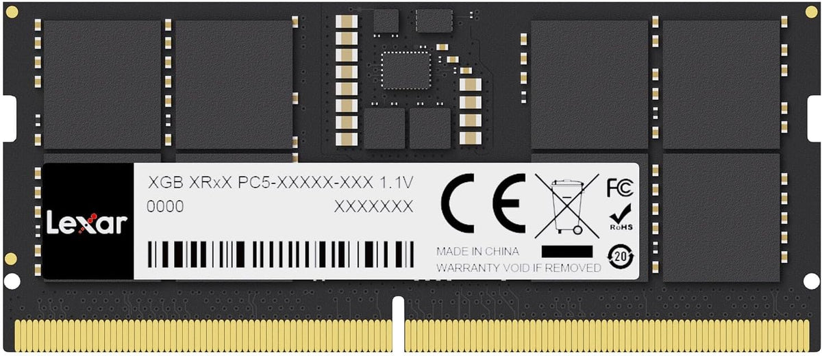 Lexar THOR DDR4 RAM 16GB kit 2x8GB 3 200 MHz, DRAM 288-Pin UDIMM Desktop Memory, XMP 2.0 Högpresterande Datorminne, CL16-18-18-38, 1.35V LD4BU008G-R3200GDXG, THOR 3200 MHz, 16GB Kit (2x8GB)