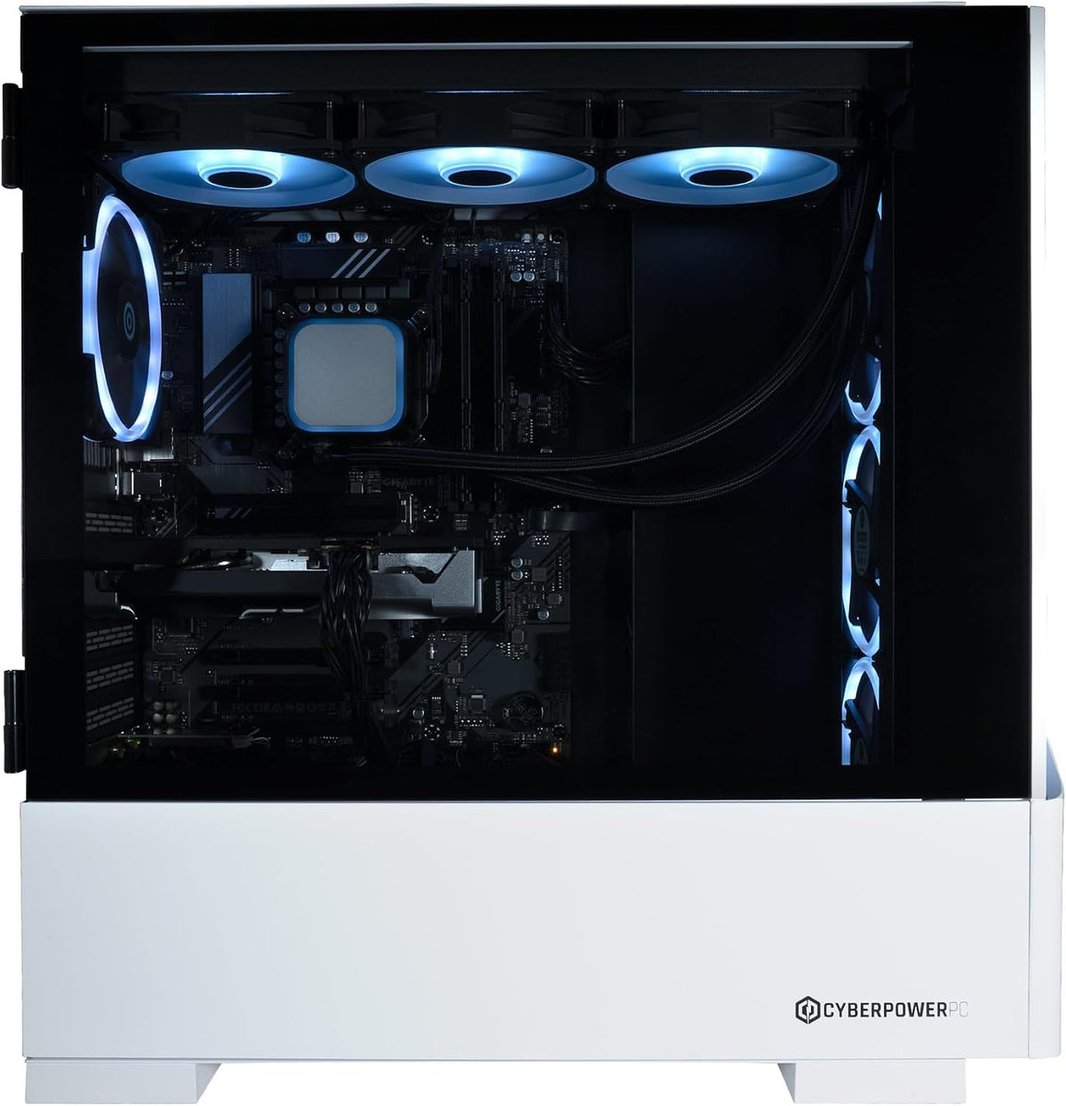 CYBERPOWERPC Luxe Gaming PC - AMD Ryzen 7 9800X3D, Nvidia RTX 5070 12GB, 32GB RAM, 1TB NVMe SSD, 650W 80+ PSU, Wi-Fi, Refrigeración a Liquido CPU, Windows 11, V100R RGB