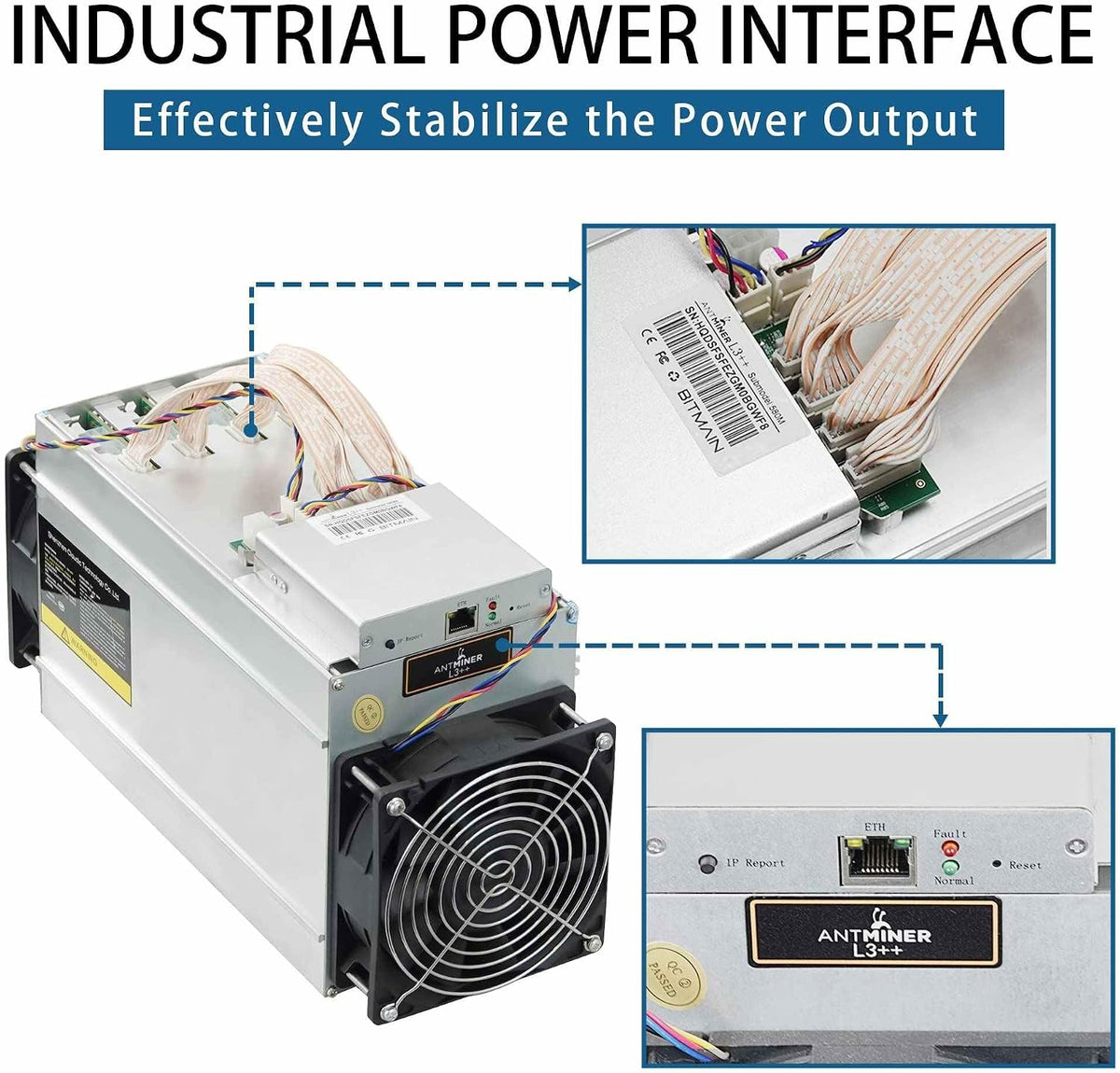 Antminer L3++ 580MH/S ASIC Litecoin Miner med 110-220V PSU Scrypt Doge LTC Miner Machine Asic Miner, LTC Mining & Dogecoin Miner ASIC Miner av META Space (Renew L3 504M)