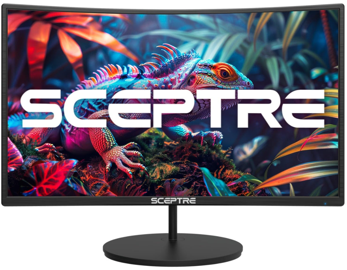 Sceptre Curved 24-inch Gaming Monitor 1080p R1500 98% sRGB HDMI x2 VGA Build-in Speakers, VESA Wall Mount Machine Black (C248W-1920RN Series)