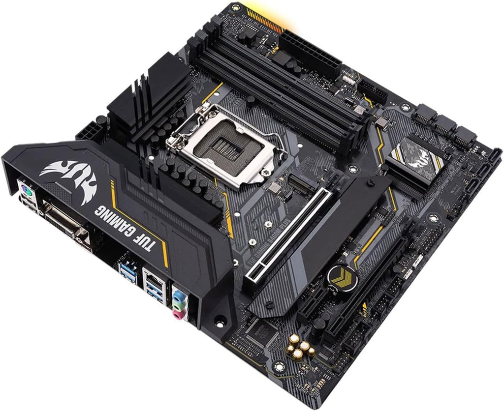 Dator moderkort Fit For ASUS TUF GAMING B460M-PLUS MATX Intel B460 DDR4 WiFi 6, SATA 6 Gbps, USB 3.2 Gen 1 128G LGA 1200 CPU Moderkort