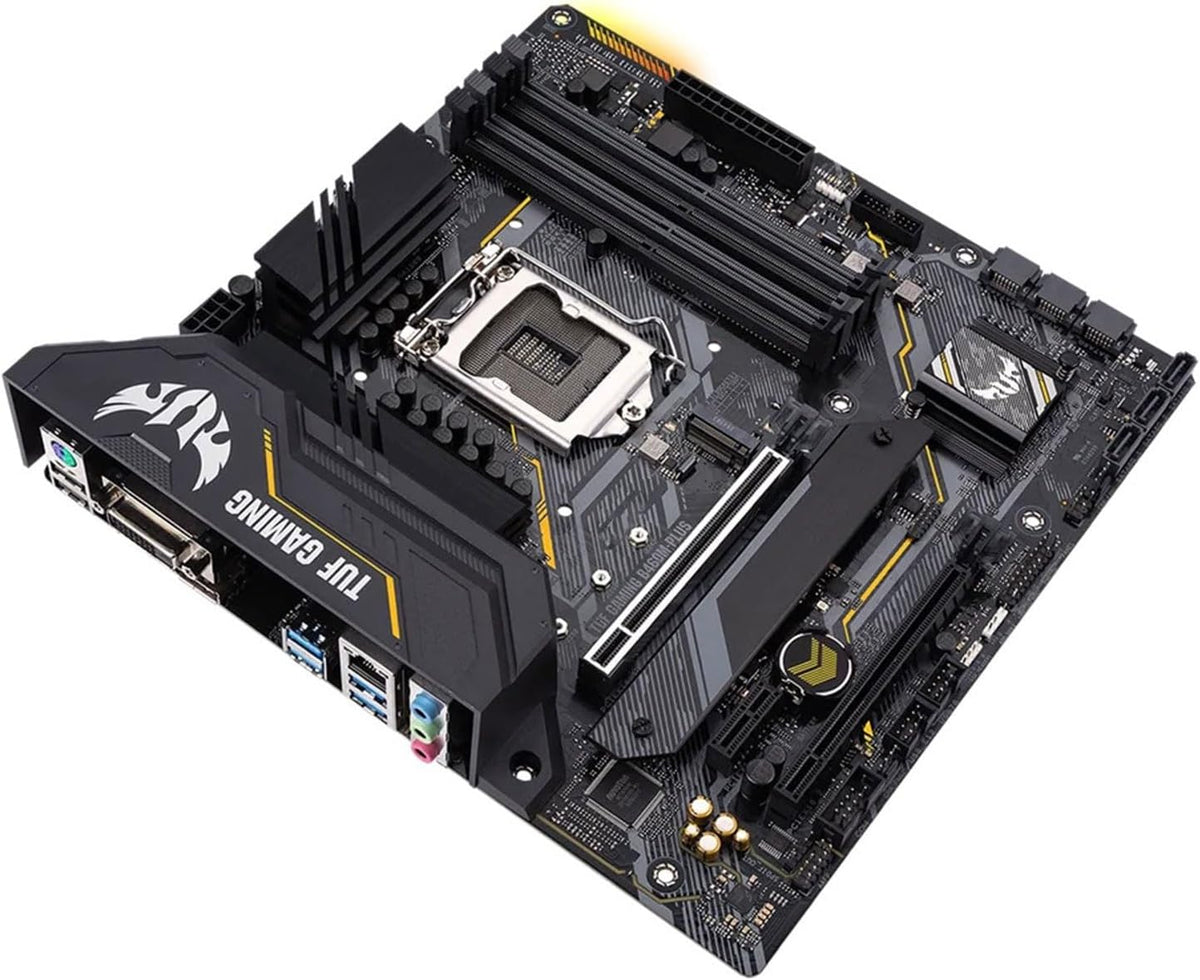 Dator moderkort Fit For ASUS TUF GAMING B460M-PLUS MATX Intel B460 DDR4 WiFi 6, SATA 6 Gbps, USB 3.2 Gen 1 128G LGA 1200 CPU Moderkort