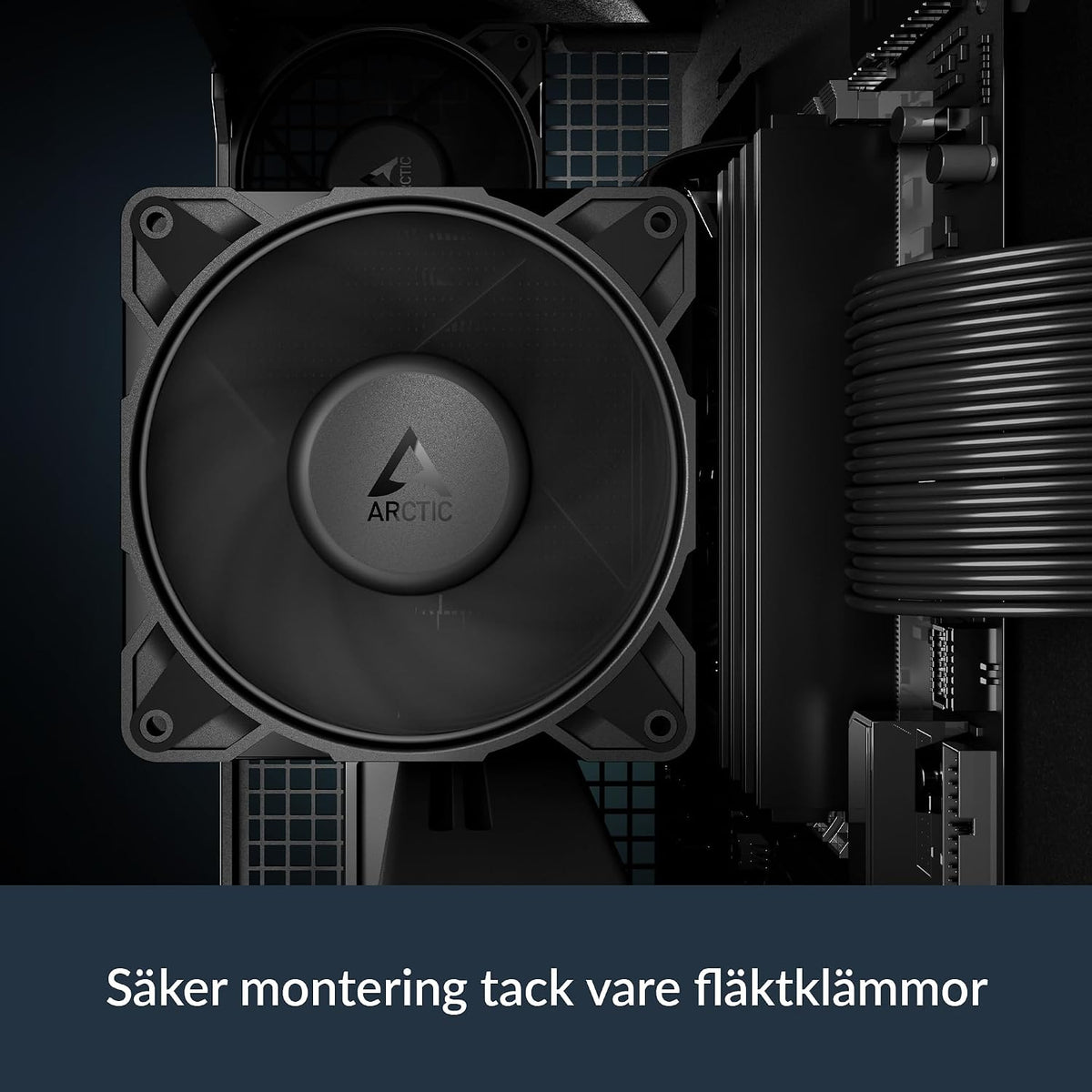 ARCTIC Freezer 36-S – entorns processorkylare för Intel och AMD med tryckoptimerad P12 Pro-fläkt på 120 mm, 600–3 000 rpm, fluiddynamiskt lager, inkl. MX-7