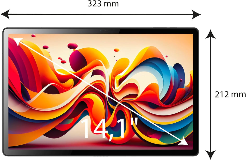 Logicom Tab XXL 14 – Android 15 surfplatta på 14 tum – Octa-Core 1,6 Ghz