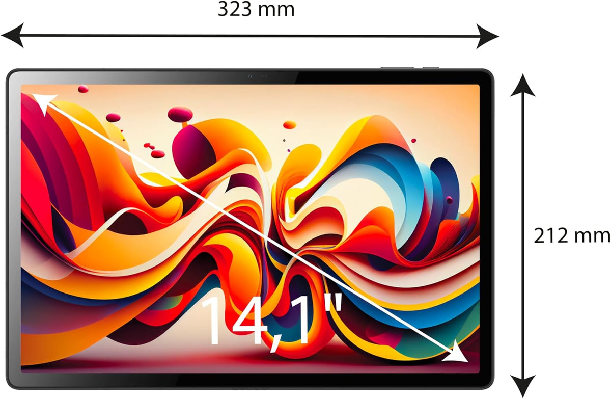 Logicom Tab XXL 14 – Android 15 surfplatta på 14 tum – Octa-Core 1,6 Ghz