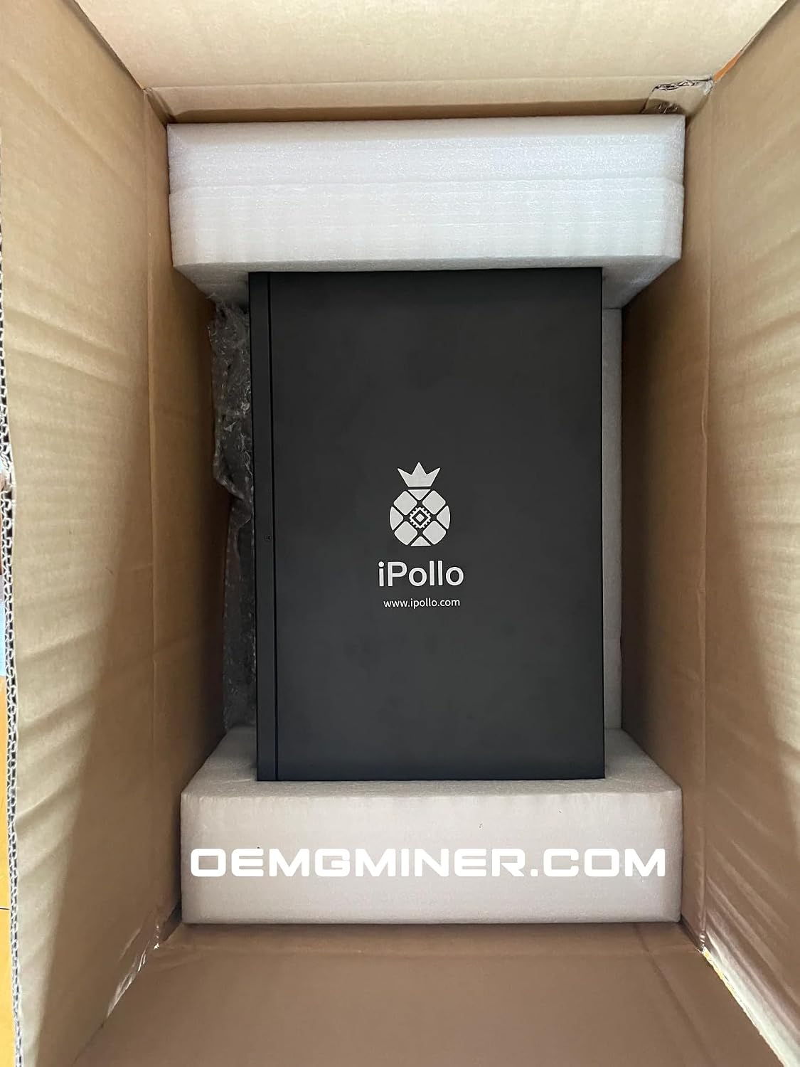 OEMGMINER - Ny iPollo V1H Hydro Miner 850 MH/s 690 W 6G med vätskekylning med strömförsörjning och ETHW Octa ETHF ETC ZIL ASIC-kabel