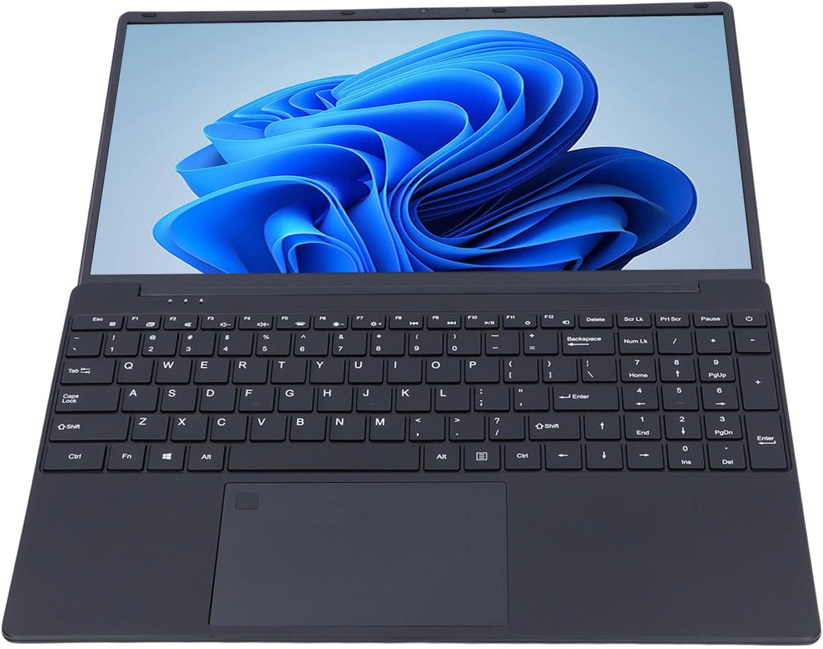 15,6 Tums Bärbar Dator, USB3.0 5G Dual Band Laptop PC 4.2 Fingerprint Reader for Business för 11 Pro för N5095 CPU (#1)