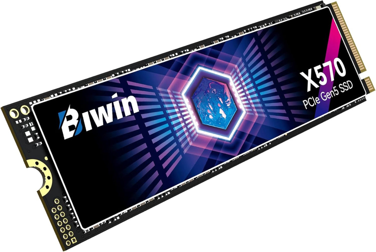 BIWIN Black Opal NV7400 512GB SSD, up to 7450MB/s Read Speed Gen4x4 NVMe M.2 2280, Internal PCIe 4.0 Solid State Drive for Gaming, PS5 Ready, Laptop and Desktop