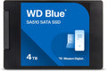 WD Blue SA510 4TB SSD, 2.5" SATA SSD, Internt lagringsutrymme, Snabba läshastigheter upp till 560 MB/s, Klona din hela dators hårddisk med den medföljande programvaran Acronis True Image for WD