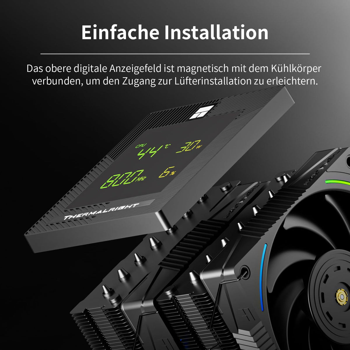 Thermalright TR Phantom Spirit 120SE ARGB CPU-kylare, 7 värmepipar CPU-kylare, Dubbel 120 mm TL-C12B-S V2 PWM-fläkt, AGHP 4.0 Teknologi, S-FDB-lager, för AMD AM4 AM5/Intel 1700/115X/1200/1851