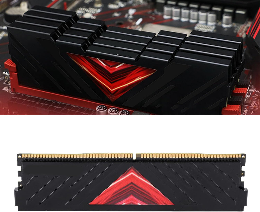 AMONIDA Höghastighets 16 GB DDR5 RAM 4800MHz Bandbredd Plug and Play Bärbar Datorminne för Hemmabruk och Spel (Svart)
