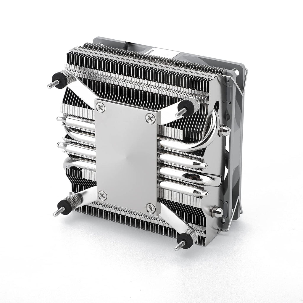 Thermalright TR AXP90-X47 CPU-luftkylare med låg profil, svart CPU-kylare med 90 mm PWM rak fläkt, 4 värmerör, höjd 47 mm, för AMD AM4 AM5/Intel LGA 1700/115X/1851