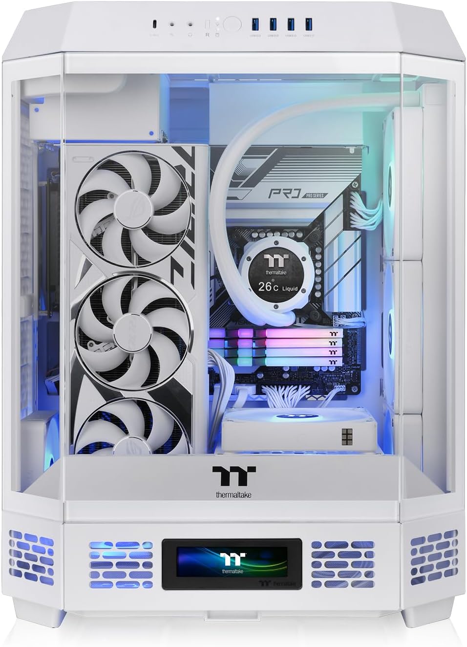 Thermaltake The Tower 600 Mid Tower Chassis | Hidden Connector | Gravel Sand