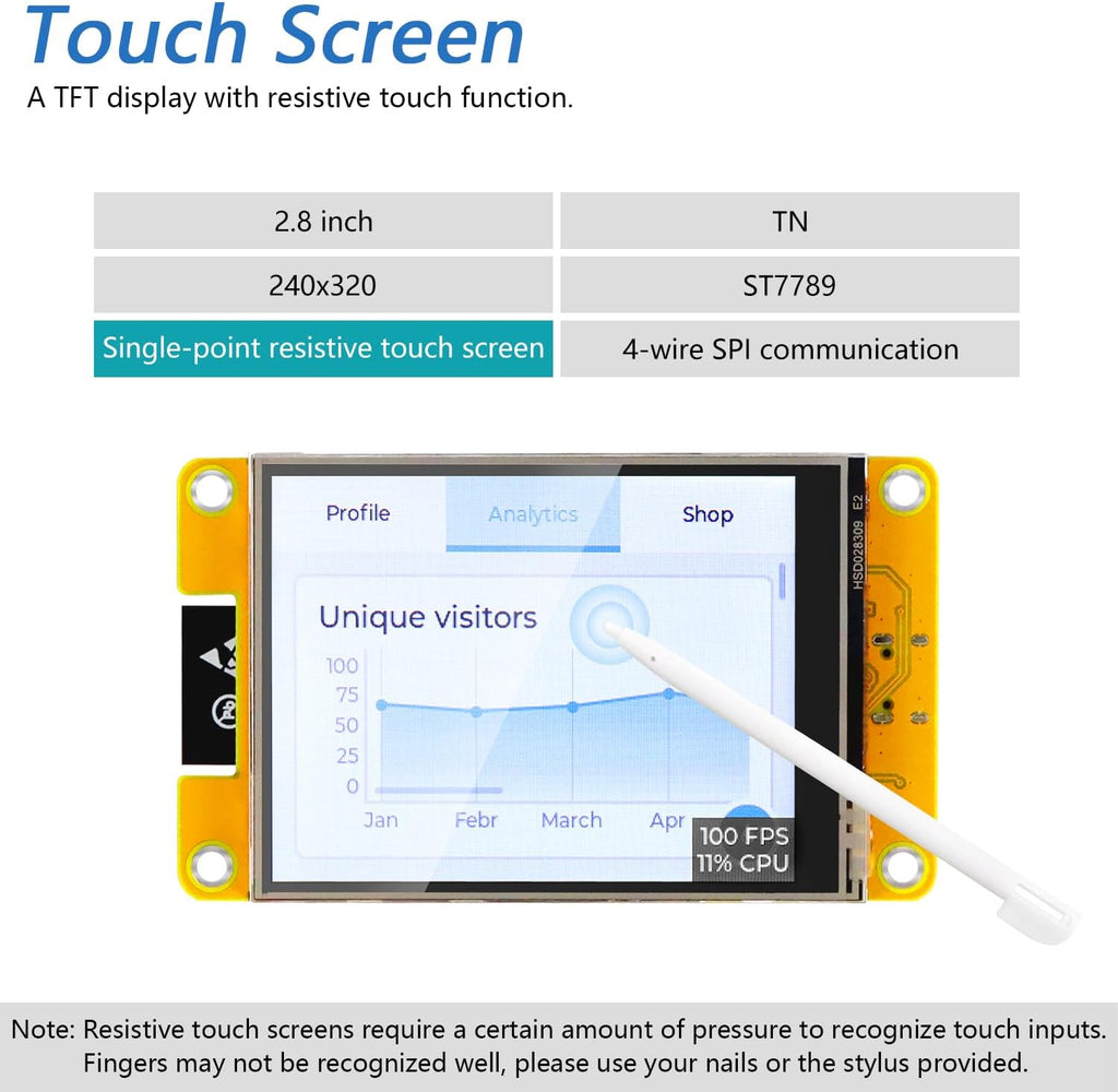 Freenove Bitcoin Miner Solo Lottery Miner, ESP32 CYD 2.8" Touch Display 240x320 Pixel TN Screen ST7789 Driver, Dual-core 32-bit 240 MHz Microcontroller WiFi+BT Programmable, Code Tutorial