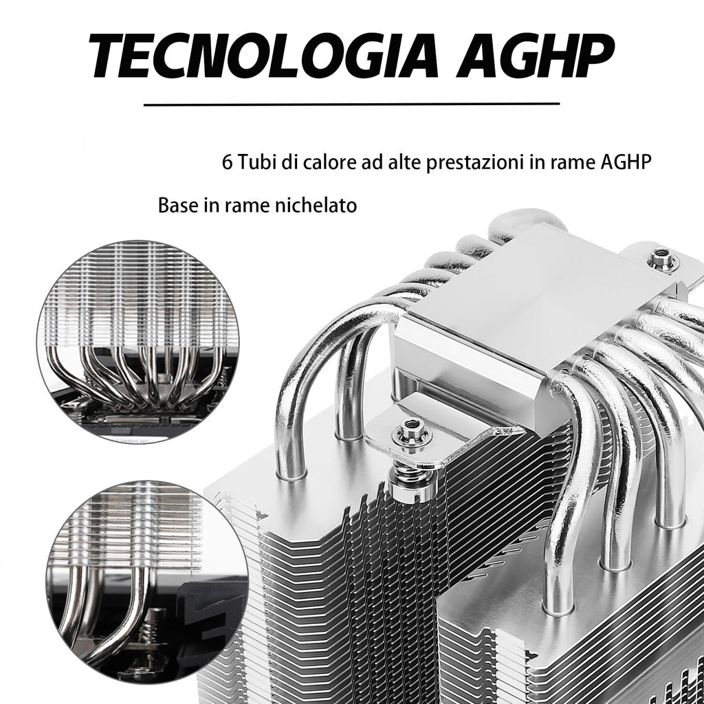 TR Peerless Assassin 120 SE svart, 6 värmerör, 2 x 155 mm, hög kylning PWM TL-C12C för AM4/AM5 och Intel LGA 1851/1700/1150/1151/1200 (svart, PA120SE)