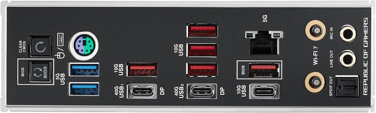 ASUS ROG Strix X870-A Gaming WiFi AMD-moderkort, 16+2 strömförsörjningssteg, DDR5-plats, fyra M.2-platser, PCIe 5.0, nästa generations GPU, WiFi 7, USB 20 Gbps med PD 3.0 upp till 30 W, Aura Sync