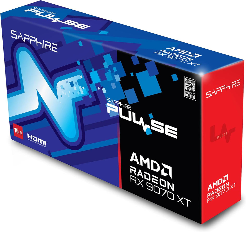Safir PULSE AMD RADEON™ RX 9070 XT GAMING 16 GB DUAL HDMI/DUAL DP